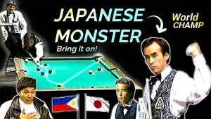 HT17. Legendary Clash: Efren Reyes Edges Takeshi Okumura in Thrilling Nine-ball Match
