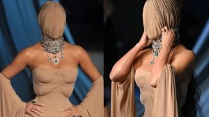 HT17. Kim Kardashian’s strange mask sparks wild reactions online