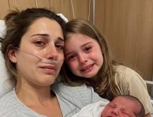 HT15. My mom gave birth early today