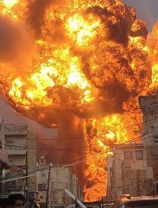 HT17. A few hours ago a big fire broke out in M… See more