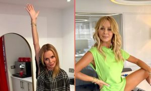 HT13. Amanda Holden Suffers Wardrobe Mishap in Tiny Mini-Dress Just Hours After New BGT Judge Reveal