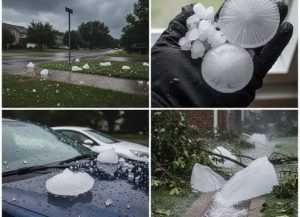 HT17. Red Alert: Strong hail just hit S-town…