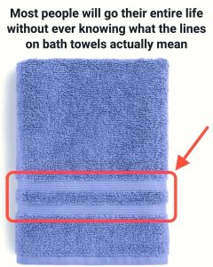 HT17. The real purpose of those mysterious lines on towels
