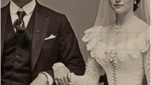 HT17. This 1899 Wedding Portrait Looked Innocent — Until Historians Zoomed In on the Bride’s Hand.