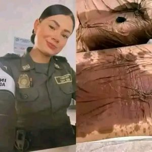 HT13. This young policewoman was filmed after her shift… See more