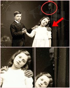 HT17. This 1899 photo of a boy holding his sister’s hand looked sweet—until restoration revealed the worst