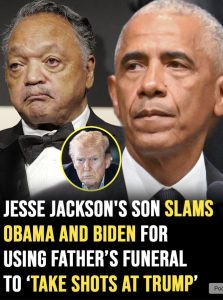 HT13. Jesse Jackson’s son slams Obama and Biden for using father’s funeral to ‘take shots at Trump’