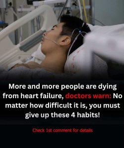 HT13. More people are dying from heart failure, doctors warn: give up these 4 habits now
