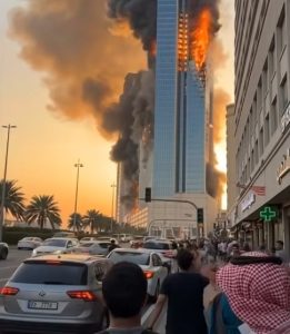 HT13. Air Defense Activated After Attack Over Dubai Strengthens Regional Security Response