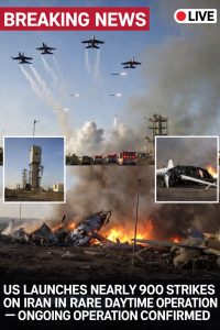 HT19. US Executes Rare Daytime Assault With Large Strikes on Iran Washington