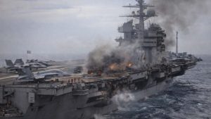 HT17. USS Abraham Lincoln Naval Giant Under Attack