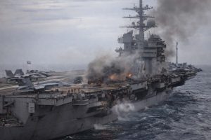 HT13. USS Abraham Lincoln Naval Giant Under Attack