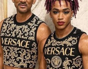 HT15. Will Smith & His Handsome Son Jaden Break the Internet in Versace Menswear