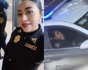 HT4. This young policewoman was filmed after her shift…see more