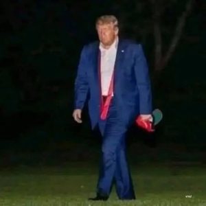 HT17. Late-Night Sighting: Trump Spotted With Mysterious Item