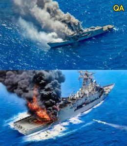 HT15. USS Rodney M. Davis (FFG-60) Sink After hit by…