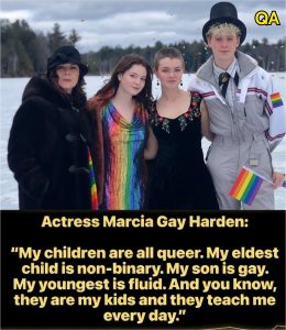 HT4. Marcia Gay Harden Opens Up About Her Family, Praising Her Children for Teaching Her About Identity and Life