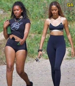 HT16. Rapper Drake Parties with Malia and Sasha Obama