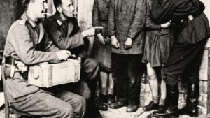 HT4. Pointed out by a German soldier: The immediate and terrifying fate of the French prisoners