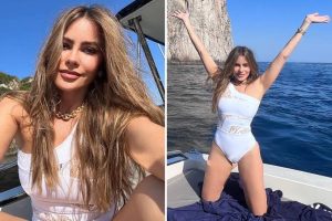 HT4. Sofia Vergara celebrates her 51st birthday in Italy
