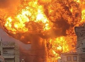 HT4. A few hours ago a big fire broke out in M…