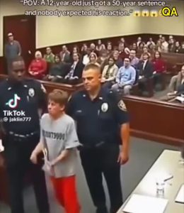 HT4. A 12-year-old just got a 50-year sentence… and nobody expected his reaction…See more