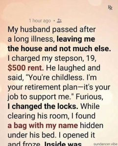 HT10. After her husband passed away, the widow’s home became a place filled with