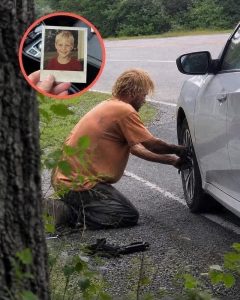 HT10. A Homeless Man Helped Me Change a Flat Tire on Route 9 Where My Son Disappeared 20 Years Ago – What He Left on My Passenger Seat Brought Me to My Knees
