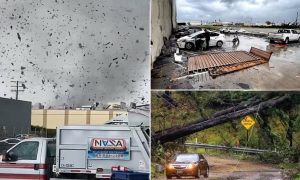 HT9. URGENT! Severe thunderstorm moving towards the city of…