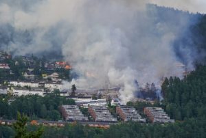 HT9. Norway’s largest residential fire destroys more than 100 homes