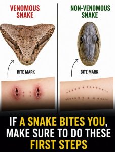HT5. If you’re bitten by a snake, here’s what you should do immediately