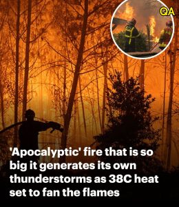 HT9. Inferno so big it generates its own thunderstorms threatens Bordeaux