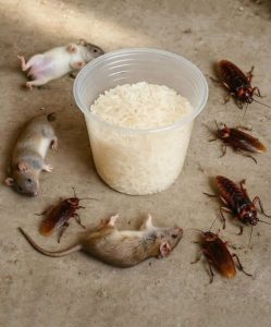 HT5. How to get rid of rats and cockroaches with rice: An effective and natural home remedy