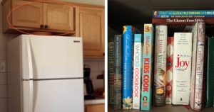 HT5. Here’s what the cupboards above your fridge are for