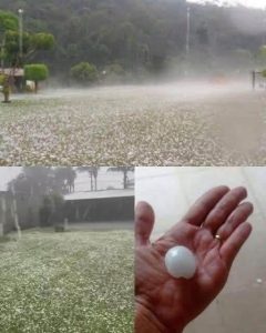 HT5. Giant Hail Left This Town Counting the Damage
