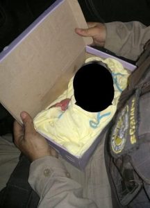 HT9. Baby, was found in a trash can earlier today, it’s over… See more