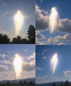 HT5. Meanwhile over the island of Ikaria in Greece a dazzling bright light apparition has appeared
