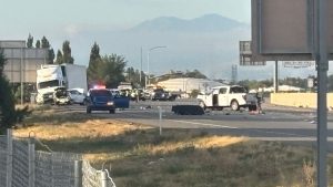 HT9. Driver killed in five-vehicle crash on northbound I-15 in Woods Cross
