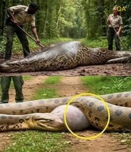 HT5. AN. Park Rangers Cut Open the Anaconda’s Belly