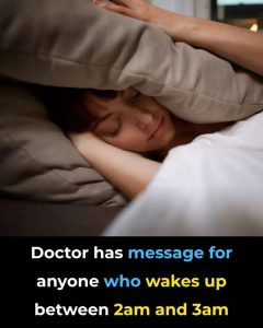 HT5. Doctor has message for anyone who wakes up between 2am and 3am